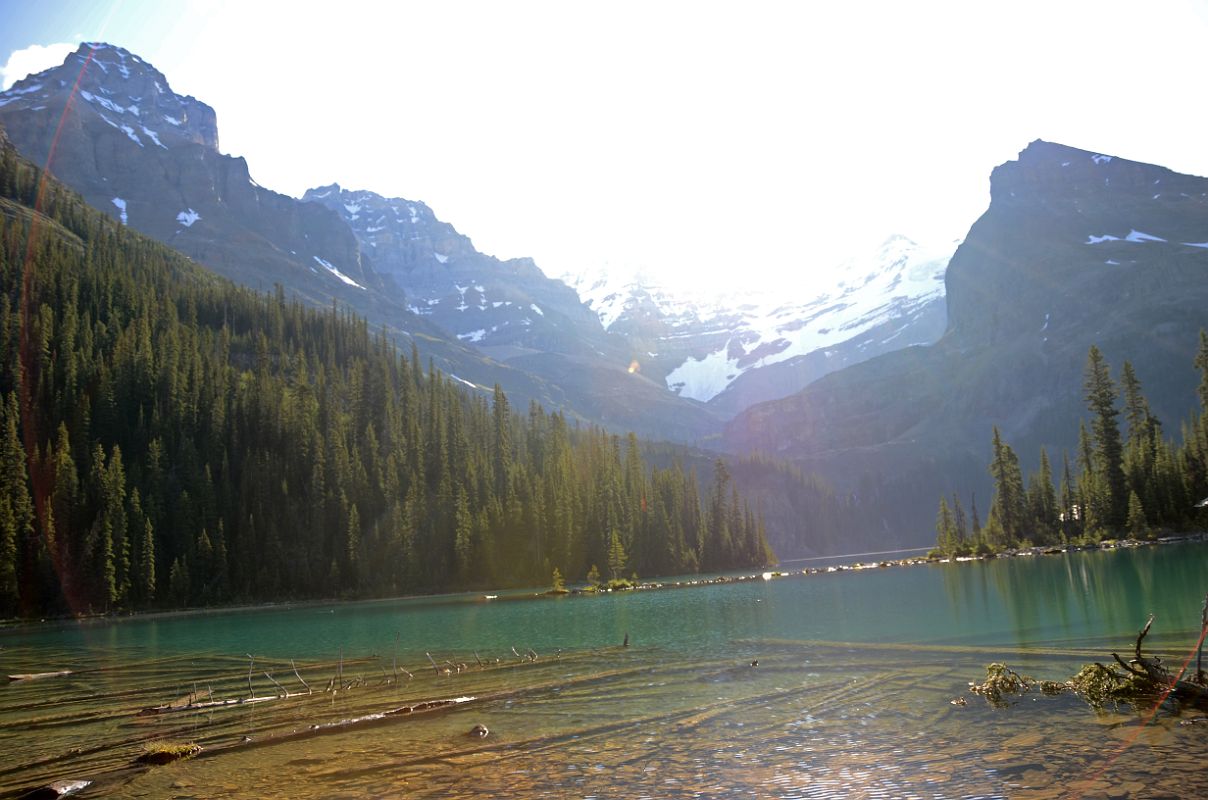 06 Mount Huber, Mount Victoria, Mount Lefroy, Yukness Mountain Above Lake O-Hara Morning